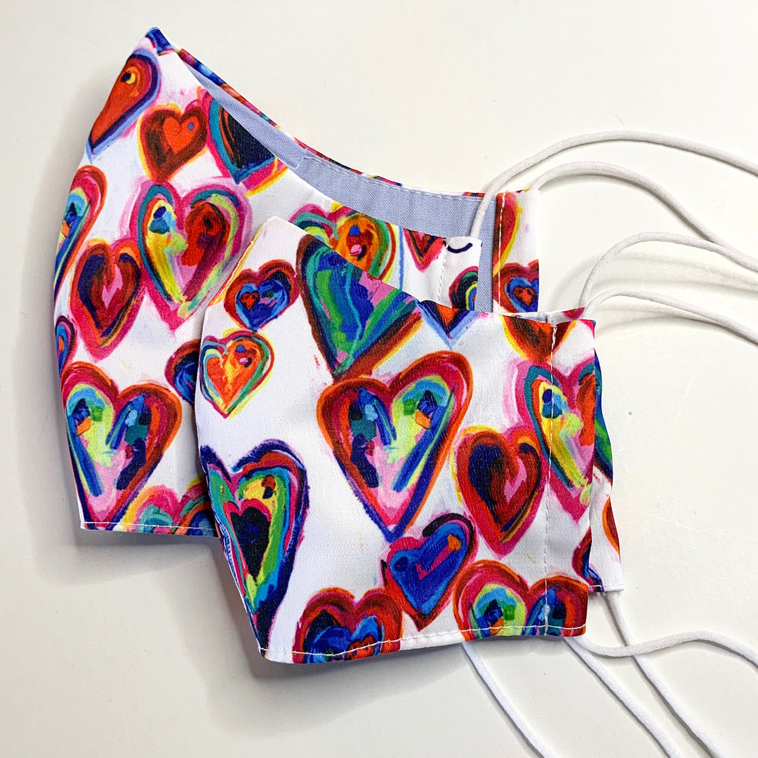 Red Washable & Reusable Surgical Style Face Masks - Made In USA - Foto 2